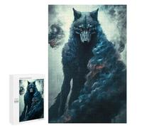 Rompecabezas para Adultos 1000 PCS Fiery Wolf Spirit Rompecabezas para Adultos Juego Familiar Regalos para Mujeres Regalo De Cumpleaños, Regalos, 1000 PCS