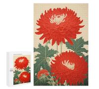 Rompecabezas para Adultos 1000 PCS Flower Japanese Painting Rompecabezas para Adultos Juegos Relajantes Mejora La Memoria Cumpleaños Y Navidad 1000 PCS