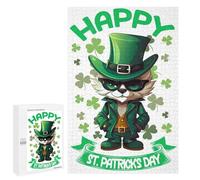 Rompecabezas para Adultos 1000 PCS Fox Saint Patricks Rompecabezas para Adultos Juego De Ingenio Desafío Difícil 1000 PCS