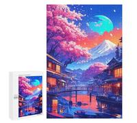 Rompecabezas para Adultos 1000 PCS Fuji Mount Japan Rompecabezas para Adultos Juegos Familiares Corte De Precisión Cumpleaños Y Navidad 1000 PCS