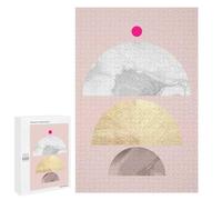 Rompecabezas para Adultos 1000 PCS Geometric Textures III Rompecabezas para Adultos Juego Práctico Mejora La Memoria Regalos para Amigos Y Familiares 1000 PCS