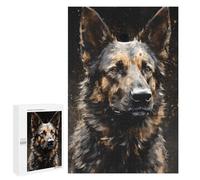 Rompecabezas para Adultos 1000 PCS German Shepherd Dog Cool Rompecabezas para Adultos Juegos Familiares Regalo De Cumpleaños Regalos De Cumpleaños 1000 PCS