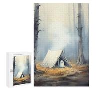Rompecabezas para Adultos 1000 PCS Ghost Camping Rompecabezas para Adolescentes Juego De Ingenio Análisis Y Lógica 1000 PCS