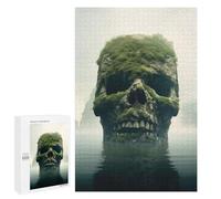 Rompecabezas para Adultos 1000 PCS Giant Skull in The Water Rompecabezas para Adultos Juegos Familiares Corte De Precisión Cumpleaños Y Navidad 1000 PCS
