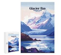 Rompecabezas para Adultos 1000 PCS Glacier Bay National Park Alaska Rompecabezas para Adultos Juego Práctico Mejora La Memoria Regalos para Amigos Y Familiares 1000 PCS