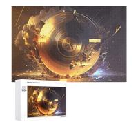 Rompecabezas para Adultos 1000 PCS Golden Sphere in Motion Rompecabezas para Adultos Juguete Decoración De Pared Regalos para Mujeres Gran Regalo para Juegos 1000 PCS