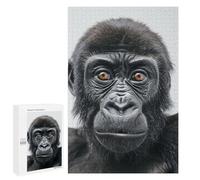 Rompecabezas para Adultos 1000 PCS Gorilla Face Rompecabezas para Adultos Juegos Relajantes Una Obra De Arte Regalo De Cumpleaños, Regalos, 1000 PCS