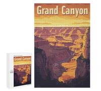 Rompecabezas para Adultos 1000 PCS Grand Canyon Sunset Rompecabezas para Adultos Juegos Relajantes Difícil Regalos para Amigos Y Familiares 1000 PCS