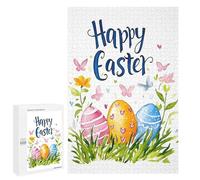 Rompecabezas para Adultos 1000 PCS Happy Easter Wishes Rompecabezas para Adultos Juego De Ingenio Desafío Difícil 1000 PCS