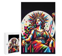 Rompecabezas para Adultos 1000 PCS Hera Queen of The Gods Rompecabezas para Adultos Juegos Familiares Alivia El Estrés Regalo De Cumpleaños, Regalos, 1000 PCS