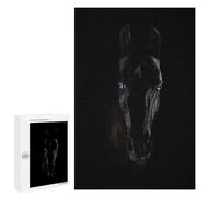 Rompecabezas para Adultos 1000 PCS Horse Portrait Poster Rompecabezas para Adultos Análisis Y Lógica Entrena Tu Cerebro Y Tus Manos Juguete Juego Intelectual 1000 PCS