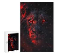 Rompecabezas para Adultos 1000 PCS Inferno Eyes of The Lion Rompecabezas para Adultos Juegos Relajantes Difícil Regalos para Amigos Y Familiares 1000 PCS