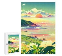 Rompecabezas para Adultos 1000 PCS Island Sunset Paradise Rompecabezas para Adultos Juguete Decoración De Pared Regalos para Mujeres Gran Regalo para Juegos 1000 PCS
