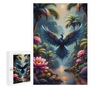Rompecabezas para Adultos 1000 PCS Jungle Peacock Paradise Rompecabezas para Adultos Análisis Y Lógica Entrena Tu Cerebro Y Tus Manos Juguete Juego Intelectual 1000 PCS