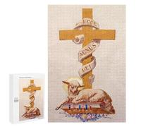 Rompecabezas para Adultos 1000 PCS Lamb of God Rompecabezas para Adultos Juegos Familiares Corte De Precisión Cumpleaños Y Navidad 1000 PCS