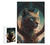 Rompecabezas para Adultos 1000 PCS Leopard Cheetah Jaguars Rompecabezas para Adultos Juegos Relajantes Mejora La Memoria Difícil Y Desafiante 1000 PCS