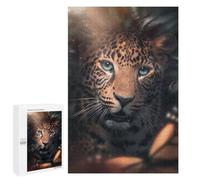 Rompecabezas para Adultos 1000 PCS Leopard Portrait in Shadows Rompecabezas para Adolescentes Juego De Ingenio Análisis Y Lógica 1000 PCS