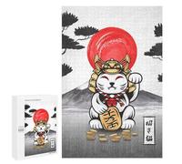 Rompecabezas para Adultos 1000 PCS Lucky Cat Japan Art Rompecabezas para Adolescentes Juego De Ingenio Análisis Y Lógica 1000 PCS