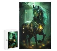 Rompecabezas para Adultos 1000 PCS Magic Forest Horse Rompecabezas para Adolescentes Juego De Ingenio Análisis Y Lógica 1000 PCS