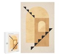 Rompecabezas para Adultos 1000 PCS Minimalist Geometry VII Rompecabezas para Adultos Juego Práctico Mejora La Memoria Regalos para Amigos Y Familiares 1000 PCS