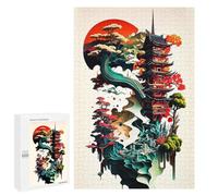 Rompecabezas para Adultos 1000 PCS Modern Art of Japanese Rompecabezas para Adolescentes Juegos Relajantes Regalos para Mujeres Cumpleaños Y Navidad 1000 PCS