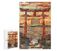 Rompecabezas para Adultos 1000 PCS Mosaic Torii Harmony Art Rompecabezas para Adultos Juegos Familiares Regalo De Cumpleaños Regalos De Cumpleaños 1000 PCS
