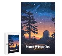 Rompecabezas para Adultos 1000 PCS Mount Wilson Observatory Rompecabezas para Adultos Juegos Relajantes Análisis Y Lógica Cumpleaños Y Navidad 1000 PCS