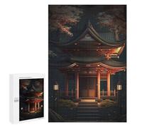 Rompecabezas para Adultos 1000 PCS Pagoda at Night Rompecabezas para Adultos Juegos Relajantes Difícil Regalos para Amigos Y Familiares 1000 PCS