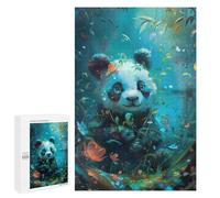 Rompecabezas para Adultos 1000 PCS Panda Cub Rompecabezas para Adolescentes Juego De Ingenio Análisis Y Lógica 1000 PCS