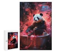 Rompecabezas para Adultos 1000 PCS Panda in A Bubble Bath Rompecabezas para Adultos Juego De Ingenio Decoración Perfecta Cumpleaños Y Navidad 1000 PCS