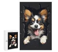 Rompecabezas para Adultos 1000 PCS Papillon Dog Rompecabezas para Adolescentes Juegos Relajantes Regalos para Mujeres Cumpleaños Y Navidad 1000 PCS