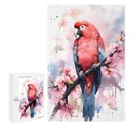 Rompecabezas para Adultos 1000 PCS Parrot Watercolor Rompecabezas para Adultos Juegos Relajantes Análisis Y Lógica Cumpleaños Y Navidad 1000 PCS