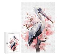 Rompecabezas para Adultos 1000 PCS Pelican Watercolor Rompecabezas para Adultos Juguetes Antiestrés Mejora La Memoria Regalos De Cumpleaños Y Únicos 1000 PCS