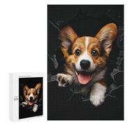 Rompecabezas para Adultos 1000 PCS Pemproke Welsh Corgi Rompecabezas para Adultos Juegos Familiares Decoración del Hogar Regalos para Amigos Y Familiares 1000 PCS