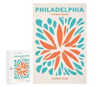 Rompecabezas para Adultos 1000 PCS Philadelphia Florist Club Rompecabezas para Adultos Análisis Y Lógica Entrena Tu Cerebro Y Tus Manos Juguete Juego Intelectual 1000 PCS