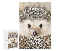 Rompecabezas para Adultos 1000 PCS Porcupine Watercolor Art Rompecabezas para Adultos Análisis Y Lógica Entrena Tu Cerebro Y Tus Manos Juguete Juego Intelectual 1000 PCS