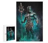 Rompecabezas para Adultos 1000 PCS Poseidon God of The Seas Rompecabezas para Adultos Juego Familiar Regalos para Mujeres Regalo De Cumpleaños, Regalos, 1000 PCS