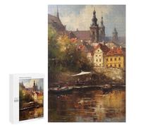 Rompecabezas para Adultos 1000 PCS Prague Czech Republic Art Rompecabezas para Adultos Juegos Relajantes Mejora La Memoria Cumpleaños Y Navidad 1000 PCS