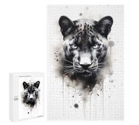 Rompecabezas para Adultos 1000 PCS Puma Beauty Watercolor Rompecabezas para Adolescentes Juego De Ingenio Análisis Y Lógica 1000 PCS