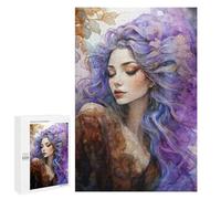 Rompecabezas para Adultos 1000 PCS Purple Haired Goddess Rompecabezas para Adolescentes Juego De Ingenio Análisis Y Lógica 1000 PCS