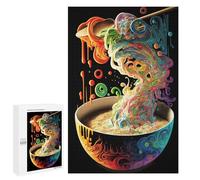 Rompecabezas para Adultos 1000 PCS Ramen Japan Food Rompecabezas para Adolescentes Juego De Ingenio Análisis Y Lógica 1000 PCS