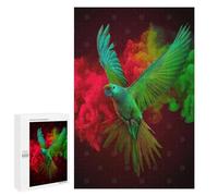 Rompecabezas para Adultos 1000 PCS Rasta Green Parrot Rompecabezas para Adultos Juegos Divertidos Decoración Desafiante De Completar 1000 PCS