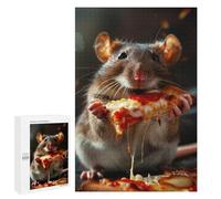 Rompecabezas para Adultos 1000 PCS Rat Pizza Rompecabezas para Adolescentes Juegos Relajantes Regalos para Mujeres Cumpleaños Y Navidad 1000 PCS