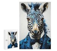 Rompecabezas para Adultos 1000 PCS Rompecabezas Animal Zebra Rompecabezas para Adultos Juguete Decoración De Pared Aliviador del Estrés Difícil Y Desafiante 1000 PCS