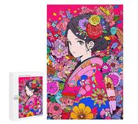 Rompecabezas para Adultos 1000 PCS Rompecabezas Anime Girl Kawaii Manga Rompecabezas para Adultos Juguete Decoración De Pared Aliviador del Estrés Difícil Y Desafiante 1000 PCS