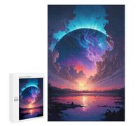 Rompecabezas para Adultos 1000 PCS Rompecabezas Big Planet in Space Juego De Ingenio con Rompecabezas, Divertido Y Humorístico, 1000 PCS