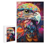 Rompecabezas para Adultos 1000 PCS Rompecabezas Colorful Eagle Portrait-16 Rompecabezas para Adultos Juego De Ingenio Análisis Y Lógica Regalos De Cumpleaños Y Únicos 1000 PCS