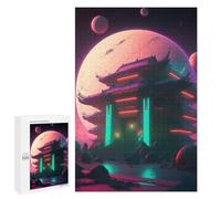 Rompecabezas para Adultos 1000 PCS Rompecabezas Cosmic Temple Rompecabezas para Adultos Juguete Decoración De Pared Aliviador del Estrés Difícil Y Desafiante 1000 PCS