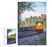 Rompecabezas para Adultos 1000 PCS Rompecabezas CSX Train South Carolina Rompecabezas para Adultos Juguete Decoración De Pared Aliviador del Estrés Difícil Y Desafiante 1000 PCS