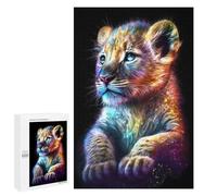 Rompecabezas para Adultos 1000 PCS Rompecabezas Cute Rainbow Baby Lion Rompecabezas para Adultos Juguete Decoración De Pared Aliviador del Estrés Difícil Y Desafiante 1000 PCS